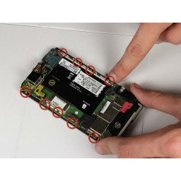 Замена материнской платы Motorola Droid X
