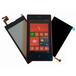Nokia Lumia 520 Сенсорный экран Стекло, ЖК-дисплей, Динамик, Замена наушников